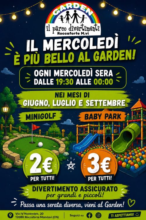 Promo mercoledì